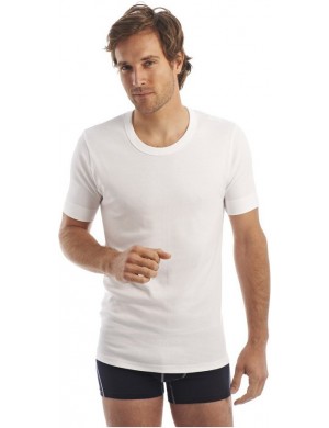 Tee-Shirt manches courtes col rond Blanc ArmorLux