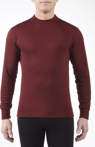 Carolilly sous-Pull Homme en Col Roulé A Manches Longues Pull Moulant Homme Chaud