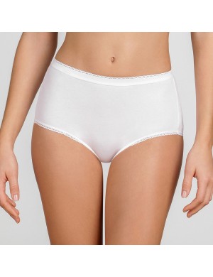 Lot de 4 slips Midi Coton Blanc Playtex