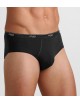 Lot de 4 slips Noir Midi Sloggi Men Basic