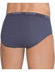 Lot de 4 slips Gris chiné Midi Sloggi Men Basic
