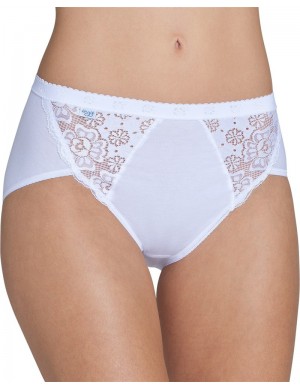 Lot de 4 slips Blanc Sloggi Chic Midi