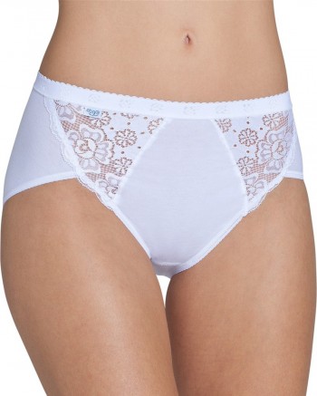 Lot de 4 slips Blanc Sloggi Chic Midi