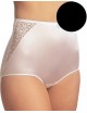 Gaine culotte haute légère dentelle Blanc Triolet 6228