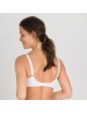 Cœur croisé féminin coton avec armatures blanc