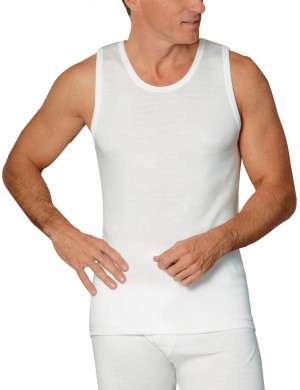 Tee-shirt sans manches blanc Rhovylon