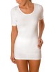 Chemise manches courtes 100% coton interlock Blanche