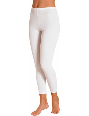 Legging femme en coton Achel Blanc