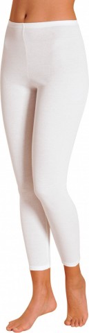 Legging femme en coton Achel Blanc