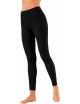 Legging femme en coton Achel Noir