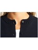 Gilet femme col rond Armor Lux Rich Navy
