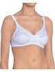 Soutien-gorge sans armatures Blanc Triumph Elasti Cross Cotton