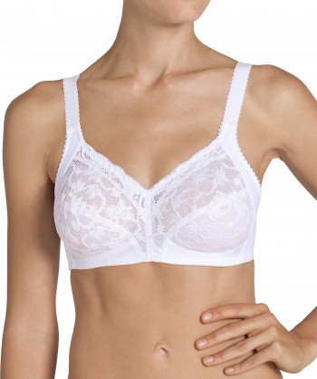 Soutien-gorge sans armatures Blanc Triumph Delicate Doreen