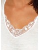 Chemise sans manches blanche Rhovylon Achel