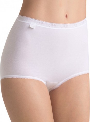 Lot de 4 slips Blanc Maxi Sloggi Basic