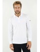 Polo manches Longues Blanc Armor-Lux