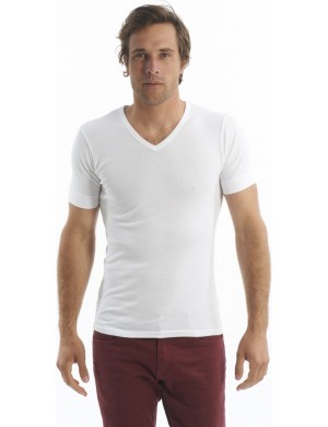 Lot de 3 Tee-Shirt col V coton Armor