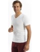 Tee-Shirt manches courtes col V Blanc ArmorLux